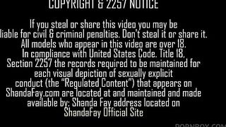 Chesty Canadian Cougar Shanda Fay Fucks Her Asshole On The Phone!