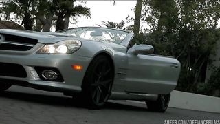 Aspen Ora Masturbates In A Luxury Sports Car