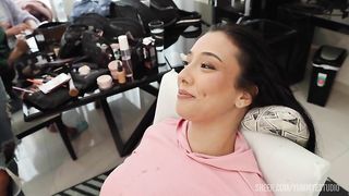 Behind the Scene from The Voluptuous Victoria Beatriz deep throat with Dap pee drink and Hot brazilian piss drinking Natasha Rios gets hardcore anal fucking with DAP 0% Pussy