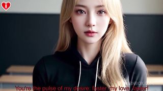 Fuck Raw Your Blonde 18YO Classmate Crush At School in Cowgirl, Doggystyle And Missionary Positions POV - Uncensored Hyper-Realistic Hentai Joi, With Auto Sounds, AI [SUB’S VIDEO]