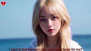 Fuck Your Russian Stepsis On The Beach POV - Uncensored Hyper-Realistic Hentai Joi, With Auto Sounds, AI [SUB’S VIDEO]