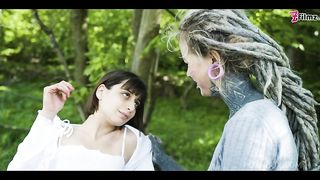 Alternative girls get ANAL fucked in the nature - ATM, outdoor PUBLIC, gapes, ATOGM, facial - (goth, punk, alt porn) ZF022