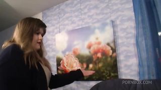 Big tits lady giving a dirty pleasure