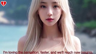 Fuck Your Blonde Asian Stepsis On The Beach POV - Uncensored Hyper-Realistic Hentai Joi, With Auto Sounds, AI [FULL VIDEO + IMAGES]