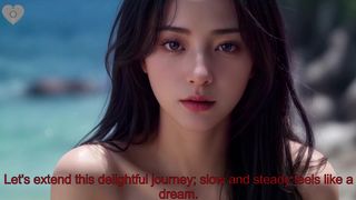 Japanese Girl Has Raw Sex On the Beach With You POV - Uncensored Hyper-Realistic Hentai Joi, With Auto Sounds, AI [SUB’S VIDEO]