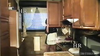 Italian red light vintage video from VHS tape with housewives #9 - Tales of families!