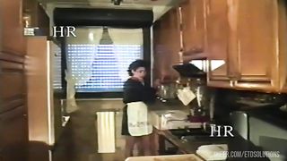 Italian red light vintage video from VHS tape with housewives #9 - Tales of families!