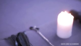 Beautiful slattern pegging her boy's and gets cum.