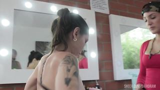 Behind the scenes ASHLY ROSE - YESSICA BUNNY + Pissing. LTP299