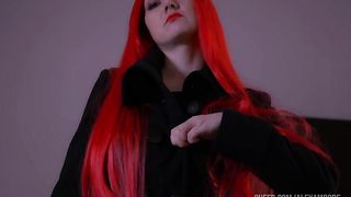 Lewd slattern pegging her male's and gets cum.