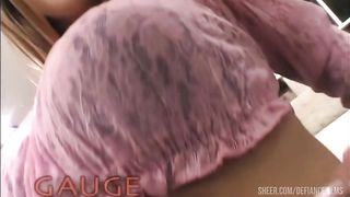Teen Gauge Sucks On Two Cocks And Gets Fucked By Them Both At Once