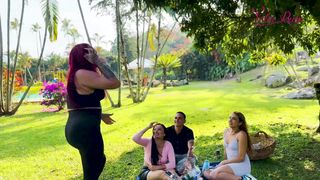 He discovers my boyfriend's infidelity with my best friend but I decide to forgive them and we have a delicious threesome.