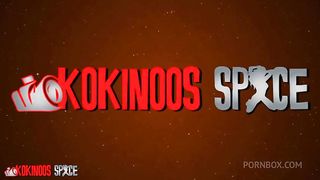 DISCOVERING AMMY REDHEAD, BEFORE GETTING HER PUSSY, HER ASS, HER ASSHOLE FUCKED AND FINALLY, IN DOUBLE PENETRATIONS, BY TWO BLACK COCKS. AT KOKINOOS SPACE