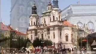 Jessica May And Carrie Cruise Share A Hot Guys Cock In Old Porn Movie