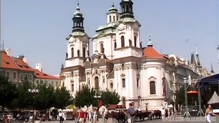 Jessica May And Carrie Cruise Share A Hot Guys Cock In Old Porn Movie