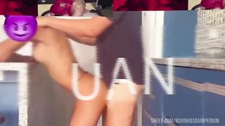 Minha amiga India da pra 2 e ainda libera o cuzinho e meu marido grava tudo