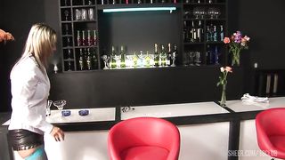 Blondes Sharon Pink & Wendy Wonders Entranced By Slutty Lesbian Dildo Play