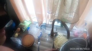 Adventures of MilfyCalla ep 56 Cooking and sucking