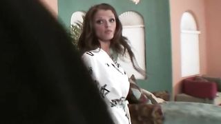Tattooed white babe get all fuck holes smashed by a black guy with huge dick