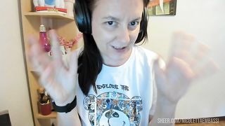 Dancing and masturbating with a pair of expensive Bose headphones