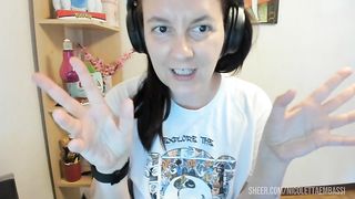 Dancing and masturbating with a pair of expensive Bose headphones