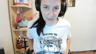 Dancing and masturbating with a pair of expensive Bose headphones