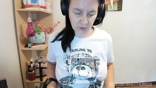 Dancing and masturbating with a pair of expensive Bose headphones