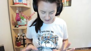 Dancing and masturbating with a pair of expensive Bose headphones