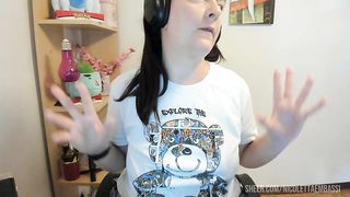 Dancing and masturbating with a pair of expensive Bose headphones