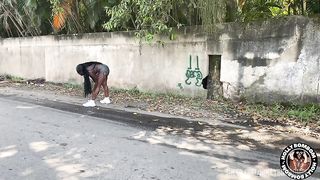 DEPOIS DA MINHA CORRIDA MATINAL, EU SENTEI PRA UM DESCONHECIDO