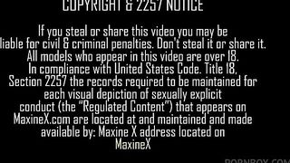 Brunette Maxine X Piss, Squirts & Finger Fucks Herself During Close-Up Scenes!