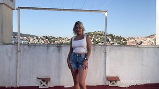 HOME VIDEO Angel Rivas blowjob and fucking in the rooftop