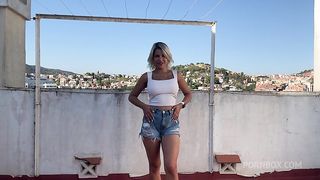 HOME VIDEO Angel Rivas blowjob and fucking in the rooftop