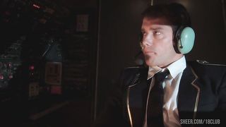 Madelyn Marie Fucks The Captain In The Cockpit During A Red Eye Flight
