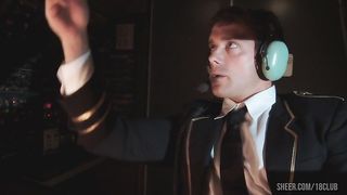 Madelyn Marie Fucks The Captain In The Cockpit During A Red Eye Flight