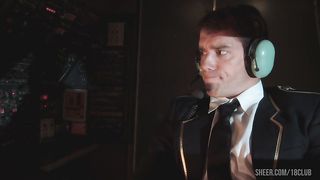 Madelyn Marie Fucks The Captain In The Cockpit During A Red Eye Flight