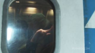 Briana Blair And Jasmine Jolie Fuck In Their Fishnets In First Class