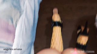 Mi novio llego muy cachondo. Lo recibo vestida a lo puta , me acuesto y abro mi culo.Anal hasta el fondo.Dolor y placer anal.Uau! Como me dejastes la cara! Llena de leche! Del culo a la boca!