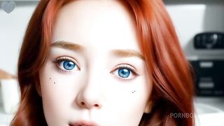 21YO RedHead Girl Fucks You Again And Again In The Kitchen POV - Uncensored Hyper-Realistic Hentai Joi, With Auto Sounds, AI [FULL VIDEO + IMAGES]