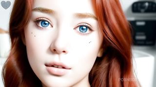 21YO RedHead Girl Fucks You Again And Again In The Kitchen POV - Uncensored Hyper-Realistic Hentai Joi, With Auto Sounds, AI [FULL VIDEO + IMAGES]