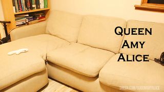 Girl Next Door Cutie Stops by to Cum on your Couch