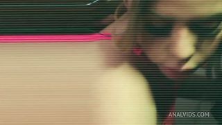 Interracial Double Penetration with Blonde Babe