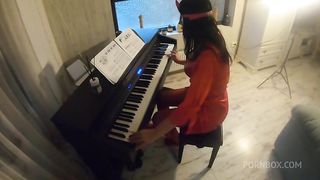 Adventures of MilfyCalla ep 96 First piano lesson
