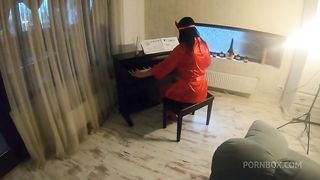 Adventures of MilfyCalla ep 96 First piano lesson
