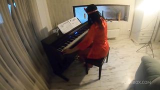 Adventures of MilfyCalla ep 96 First piano lesson