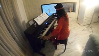Adventures of MilfyCalla ep 96 First piano lesson