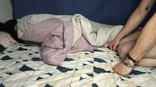 I Was Very Tired and Didn't Want to Fuck but His Delicious Cock Always Convinces Me. Creampie and Pussy Sucking-fingering Orgasm