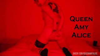 TEASING TIED SUBMISSIVE SLUT SHAKES FOR YOU