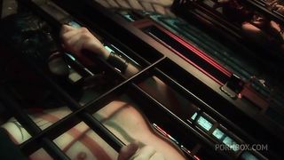 Sexy Lucy In Hot Lingerie Has A Fantasy Fuck With Two Hard And Eager Cocks