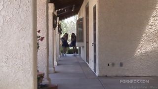 Lesbian college teen Ellena Woods wants the pussy of Kirsten Lee